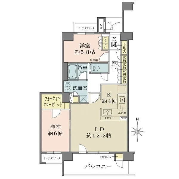 ジオ京都桂川 間取図
