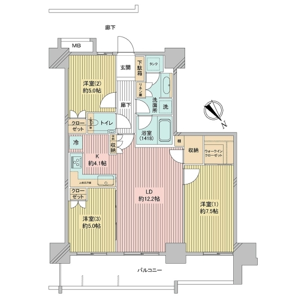 ＢＥＡＣＯＮ　Ｔｏｗｅｒ　Ｒｅｓｉｄｅｎｃｅ 間取図