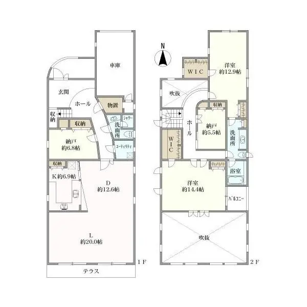 世田谷区奥沢４丁目 間取図