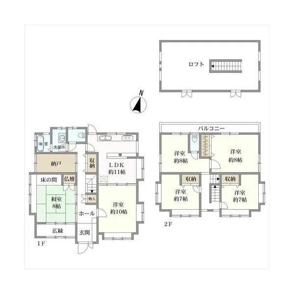 京都市西京区御陵大枝山町６丁目 間取り図