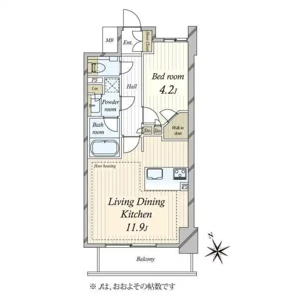 アデニウム新橋 間取図