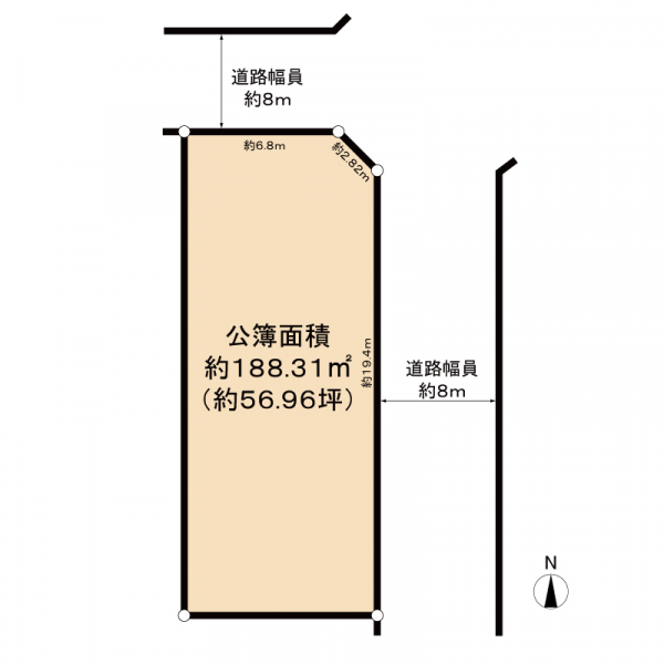 大阪市東住吉区矢田１丁目 間取図