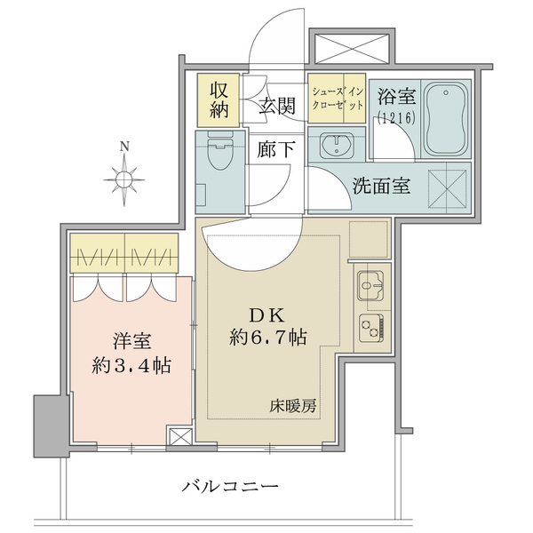 リビオレゾン三田 間取図