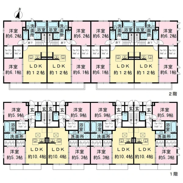 足立区扇１丁目 間取図