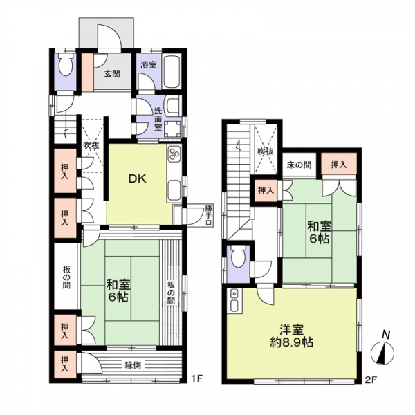 名古屋市昭和区山脇町１丁目 間取図