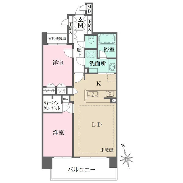 ファミールグラン高井戸デュープレックス 間取図