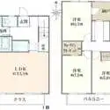 コープ野村清水町Ｂ号棟 間取図