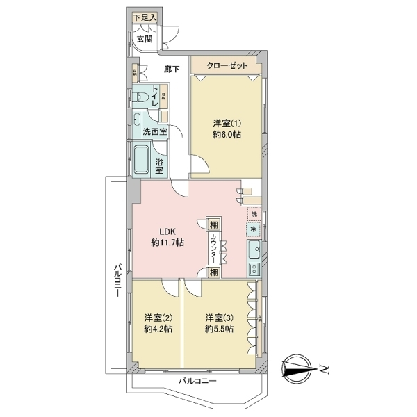 川上ビル 間取図