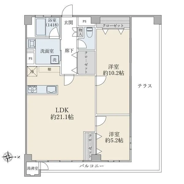 信濃町ハイム 間取図
