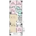 広尾マンション 間取図