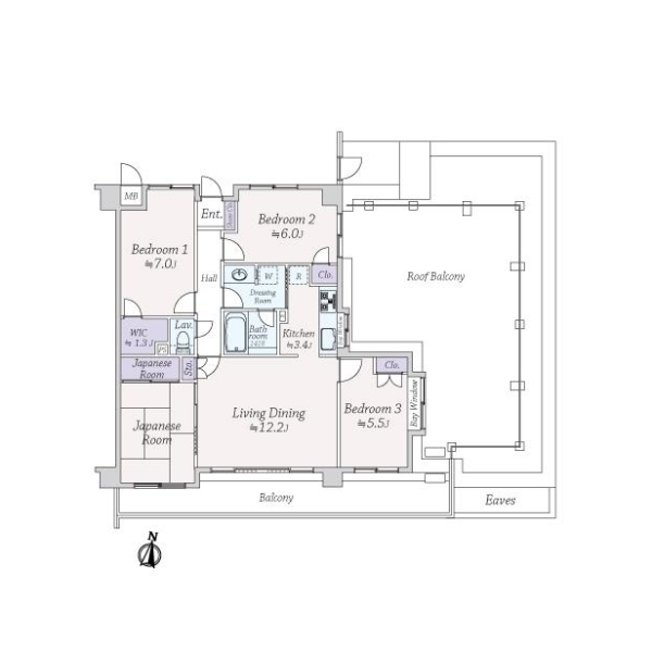 藤和ライブタウン玉川学園 間取図