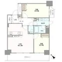 モア・クレスト築地 間取図