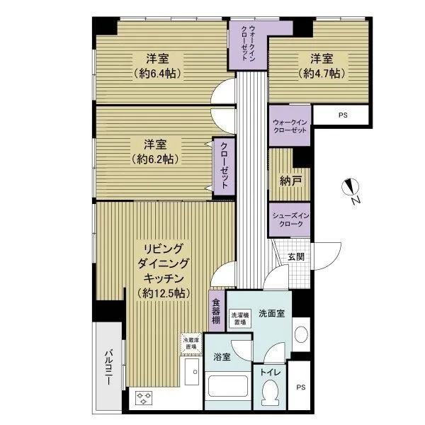 メイゾン南千住 間取図