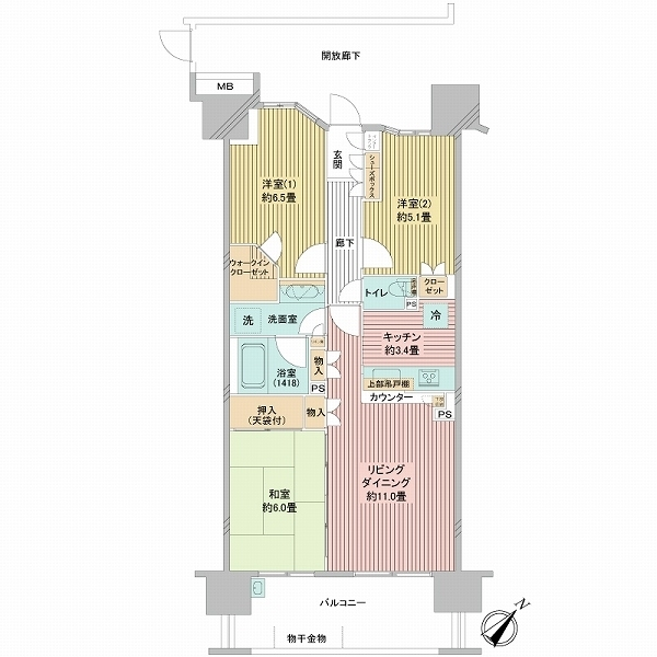 スターコート豊洲 間取図