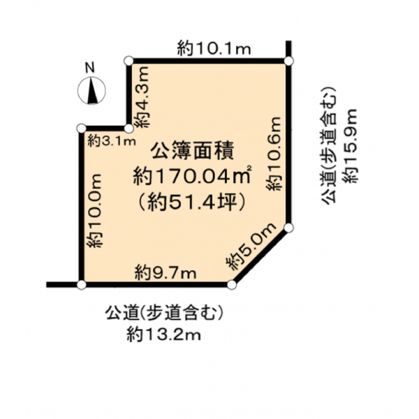 名古屋市東区東大曽根町 間取図