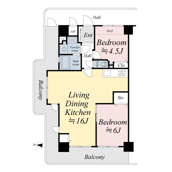 ドリームホーム松戸 間取図