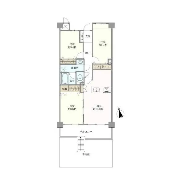 ジークレフ上甲子園 間取図