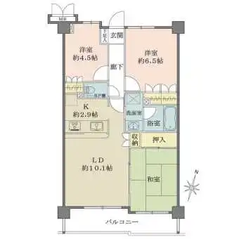 ご家族やゲストと会話がしやすい対面式キッチン。LDと隣接する和室はシーンに合わせて一体利用が可能。