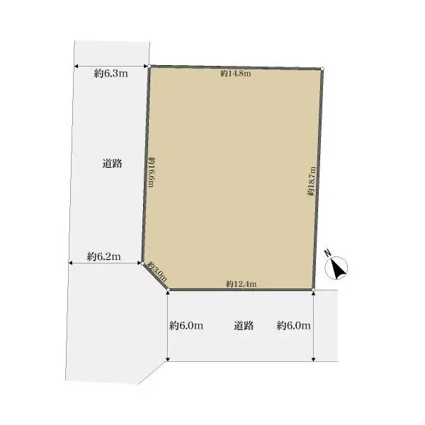 名古屋市瑞穂区岳見町３丁目 間取図