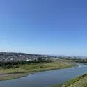 コスモ・ザ・パークス調布多摩川 バルコニーからは多摩川を一望できます。