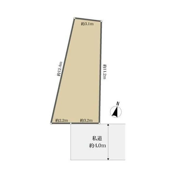 江東区北砂5丁目 区画図