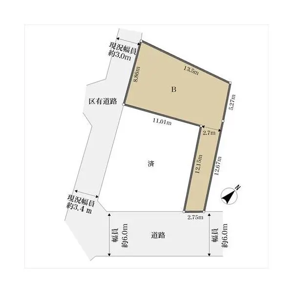 練馬区桜台６丁目 間取図