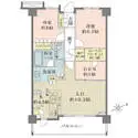 ＢＥＬＩＳＴＡ国分寺 間取図