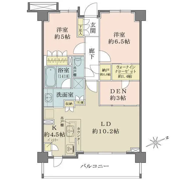 ＢＥＬＩＳＴＡ国分寺 間取図