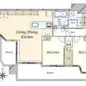 ライオンズマンション高輪 間取図