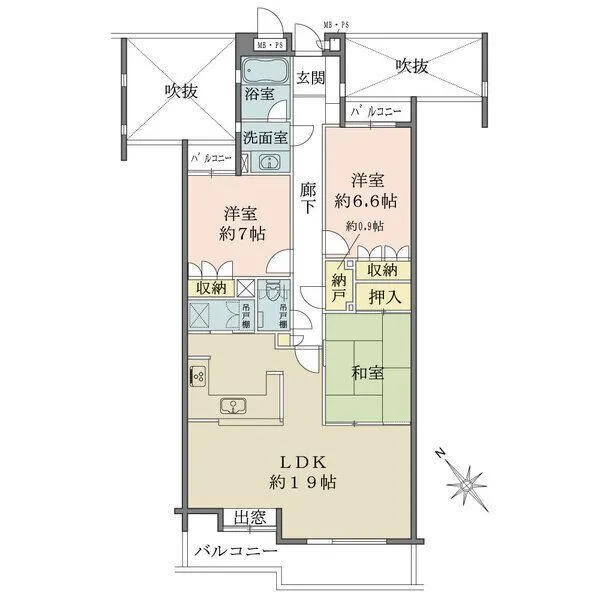 藤和日吉ホームズ 間取図