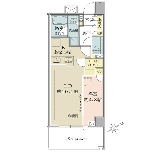 Ｂｒｉｌｌｉａ日吉三丁目 間取図