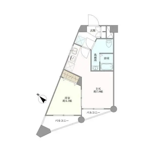 中銀第３目黒マンシオン 間取図