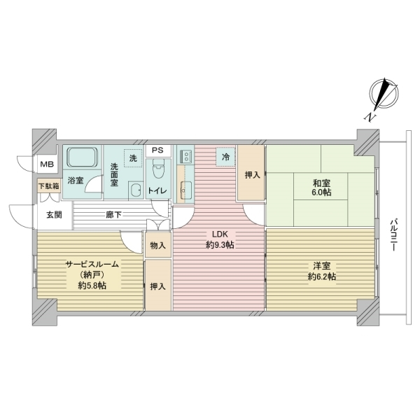 エンゼルハイム豊洲 間取図