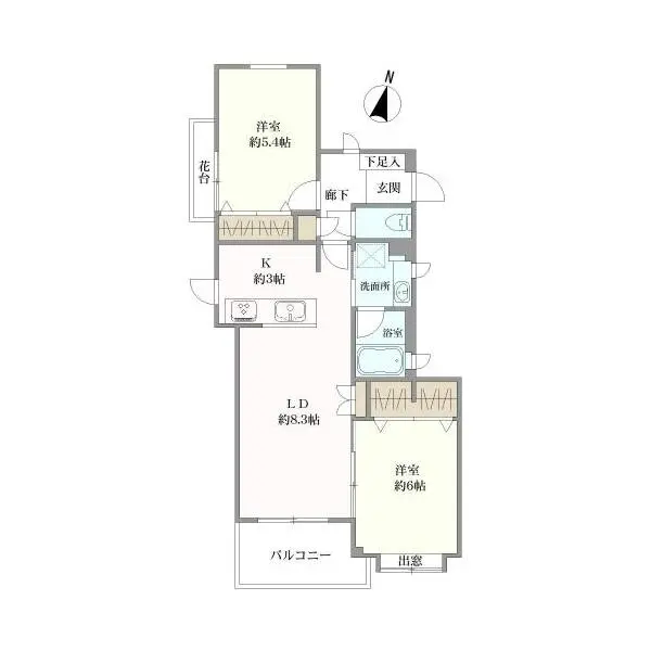 パーク・ハイム自由ケ丘 間取図