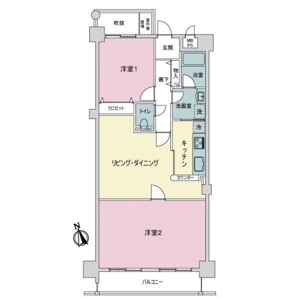フォルム洛北 間取図