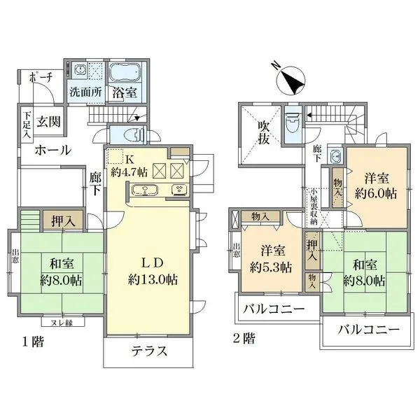 柏市新柏２丁目 間取図