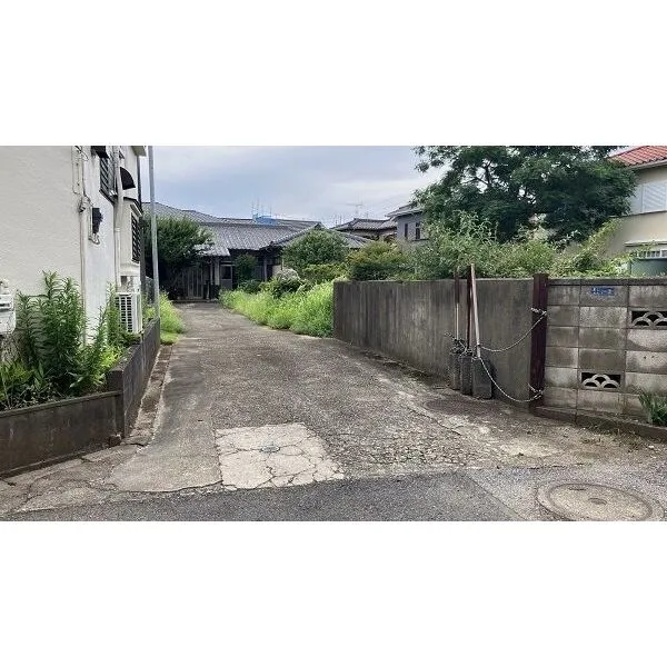柏市豊住5丁目 敷地入口