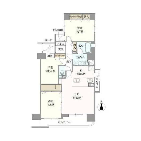 アドリーム丸の内 間取図