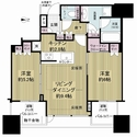 シティタワー大阪本町 間取図