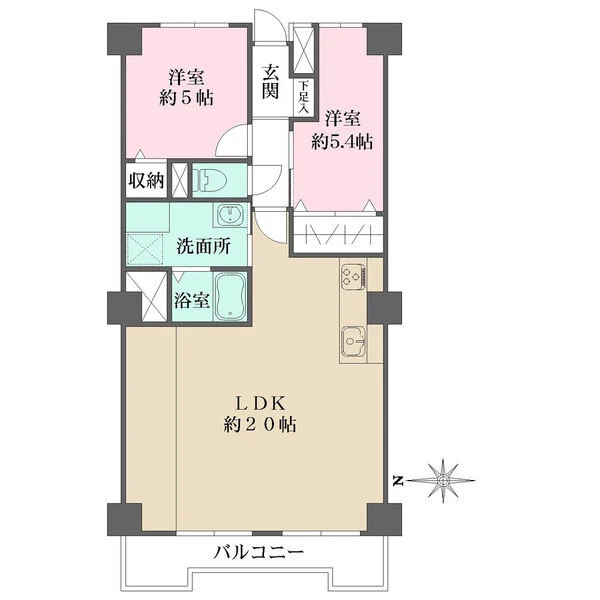 アンバサダー三軒茶屋 間取図