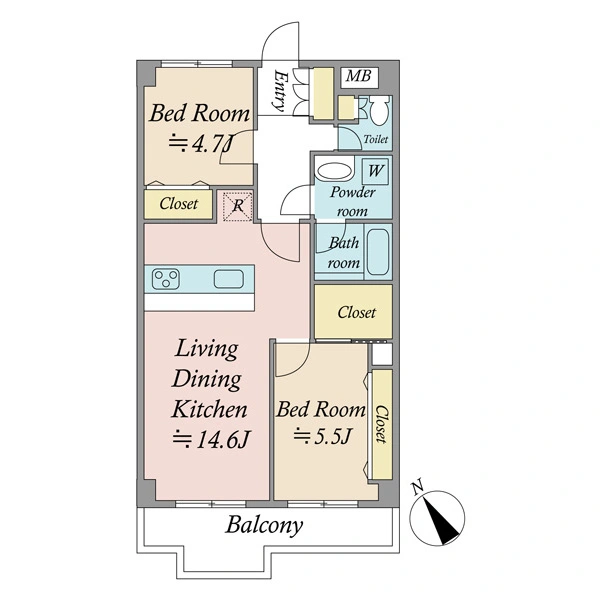 グリーンキャピタル上池台 間取図