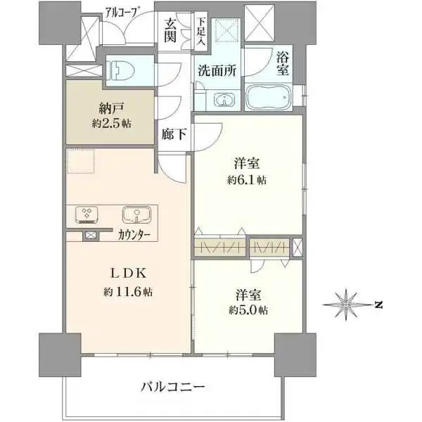 プレサンスロジェ丸の内 間取図