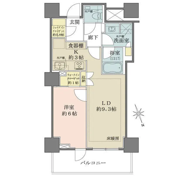 ザ・パークハウス三田ガーデン　タワー棟 間取図