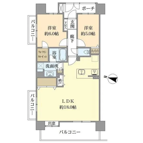 レーベンリヴァーレ東京ラ・トーレ 間取図