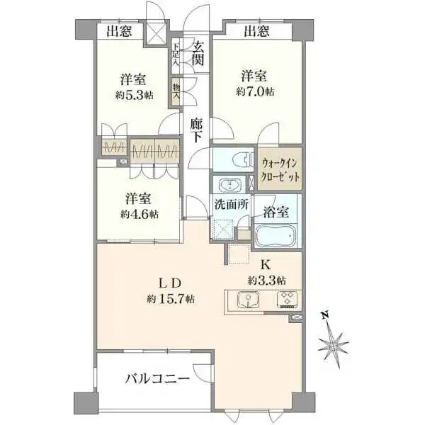 プレミスト三鷹井口 間取図