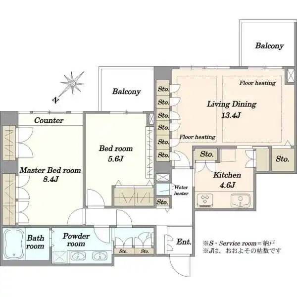 フォルム上池台 間取図