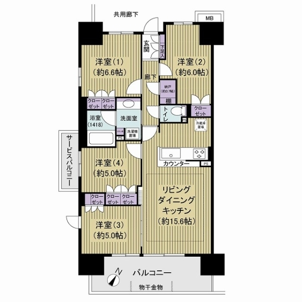 セントガーデン海老名Ｉ街区 間取図