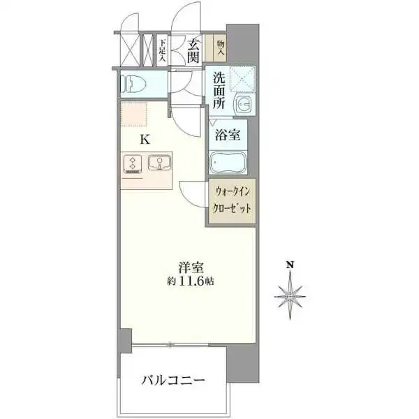 プレサンスＴＨＥ栄 間取図