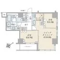 ブリリア日本橋茅場町（Ｂｒｉｌｌｉａ日本橋茅場町） 間取