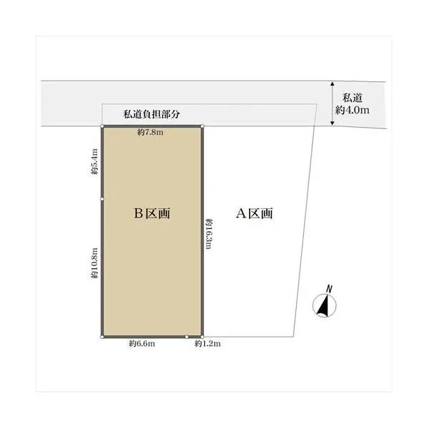 練馬区石神井町８丁目 間取図